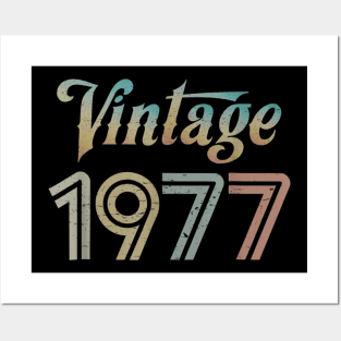 Vintage 1977 Best Year 1977 Original Genuine Classic Posters and Art